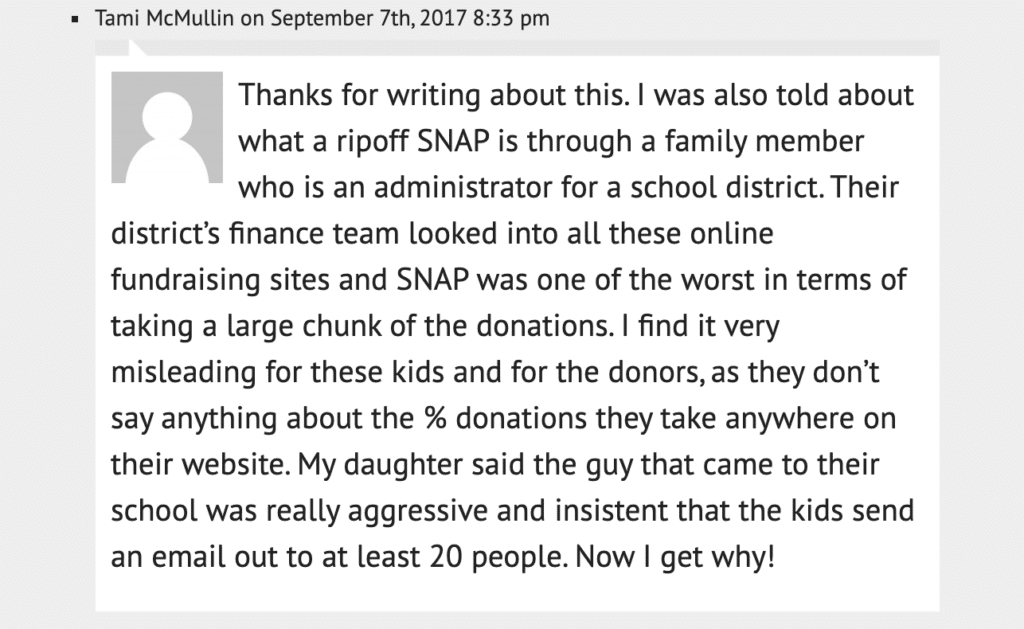 Snap-Raise Fundraising Process and Fees