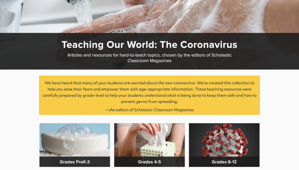 Scholastic Classroom Magazines Learn About Coronavirus